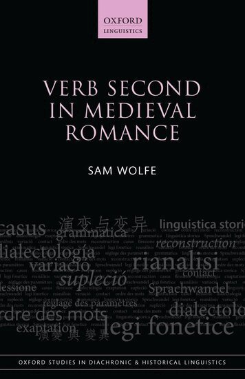 Sam Wolfe - Verb Second in Medieval Romance, Inbunden