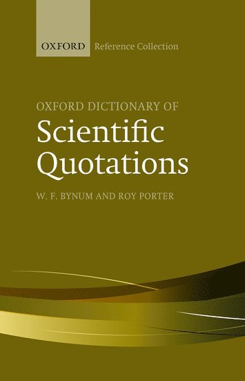 bokomslag Oxford Dictionary of Scientific Quotations