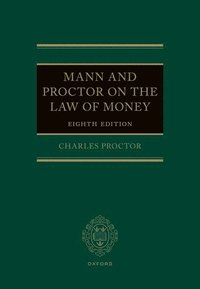 bokomslag Mann and Proctor on the Law of Money