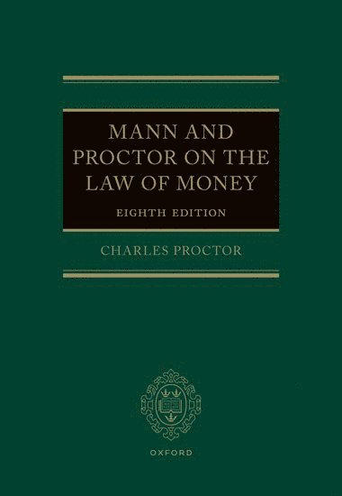 bokomslag Mann and Proctor on the Law of Money