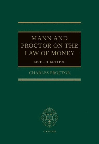 bokomslag Mann and Proctor on the Law of Money