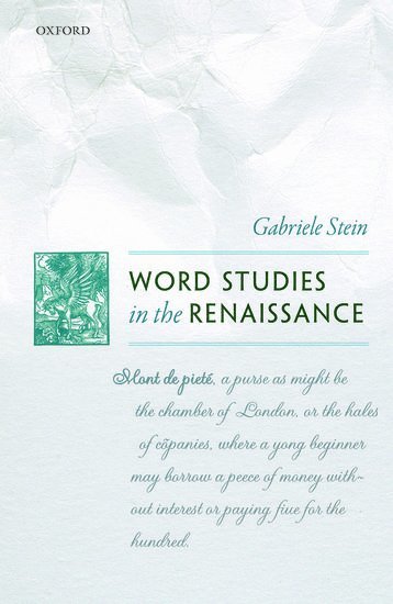 Word Studies in the Renaissance 1