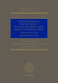 bokomslag International Investment, Political Risk, and Dispute Resolution