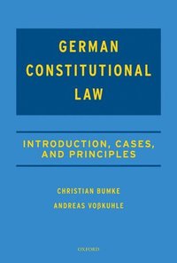 bokomslag German Constitutional Law