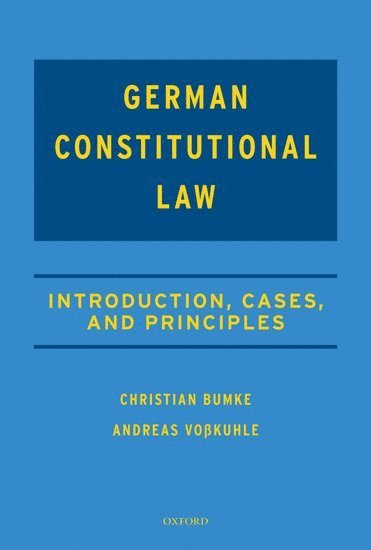 bokomslag German Constitutional Law