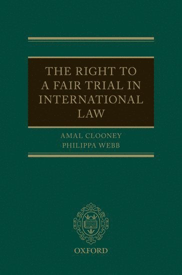 bokomslag The Right to a Fair Trial in International Law