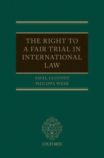 bokomslag The Right to a Fair Trial in International Law