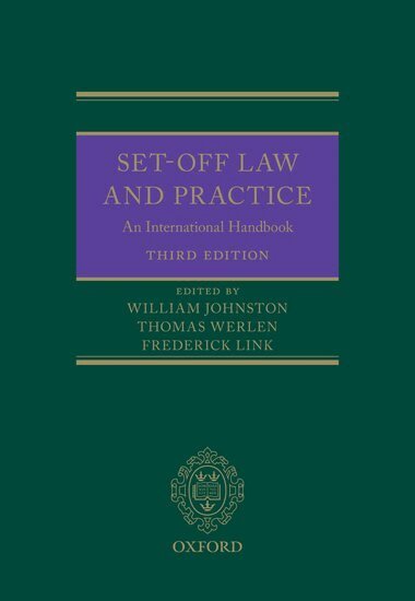 William Johnston, Thomas Werlen, Frederick Link - Set-Off Law and Practice, Inbunden