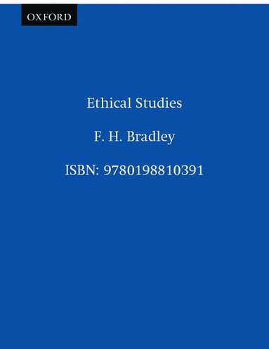 bokomslag Ethical Studies