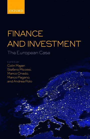 bokomslag Finance and Investment: The European Case
