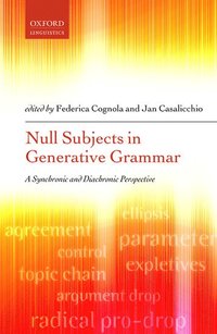 bokomslag Null Subjects in Generative Grammar