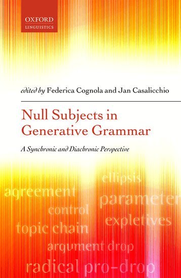 Casalicchio Cognola, Federica Cognola, Jan Casalicchio - Null Subjects in Generative Grammar, Inbunden
