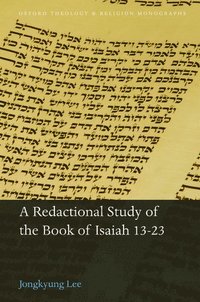 bokomslag A Redactional Study of the Book of Isaiah 13-23