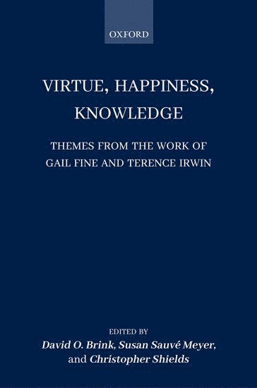 bokomslag Virtue, Happiness, Knowledge