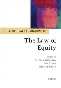 bokomslag Philosophical Foundations of the Law of Equity