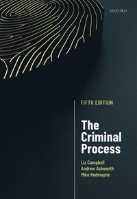 bokomslag The Criminal Process
