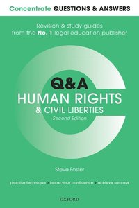 bokomslag Concentrate Questions and Answers Human Rights and Civil Liberties