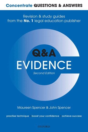 Maureen Spencer, John Spencer - Concentrate Questions and Answers Evidence, Häftad