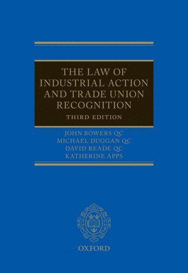 bokomslag Law of Industrial Action and Trade Union Recognition