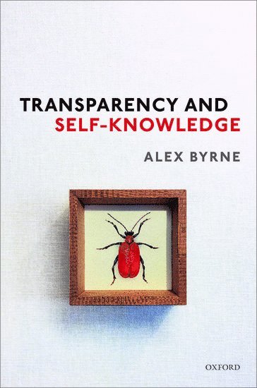 Transparency and Self-Knowledge 1