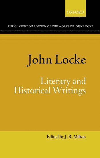 bokomslag John Locke: Literary and Historical Writings