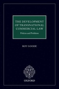 bokomslag The Development of Transnational Commercial Law