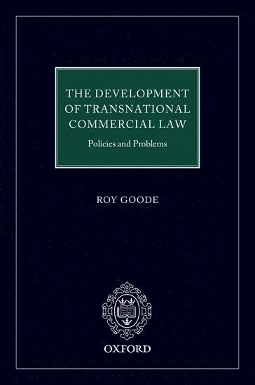 bokomslag The Development of Transnational Commercial Law