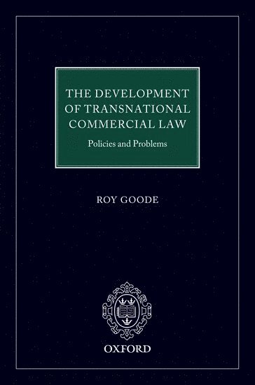 bokomslag The Development of Transnational Commercial Law