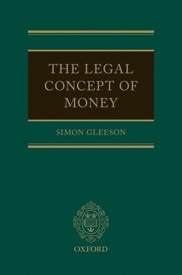 bokomslag The Legal Concept of Money