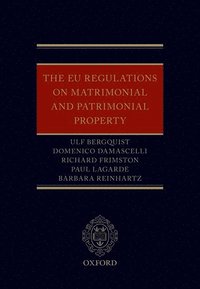 bokomslag The EU Regulations on Matrimonial and Patrimonial Property