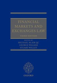 bokomslag Financial Markets and Exchanges Law