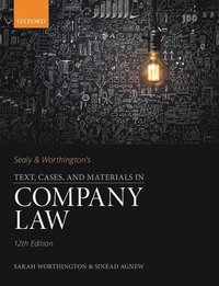 bokomslag Sealy & Worthington's Text, Cases, and Materials in Company Law