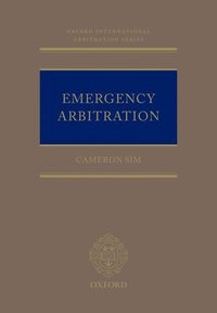 bokomslag Emergency Arbitration