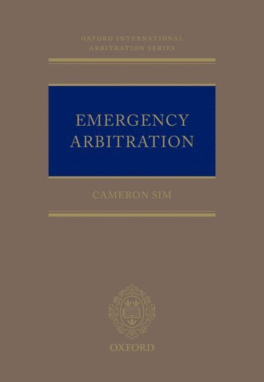 bokomslag Emergency Arbitration