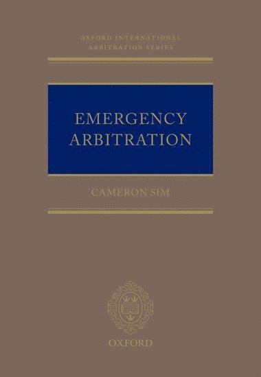 bokomslag Emergency Arbitration