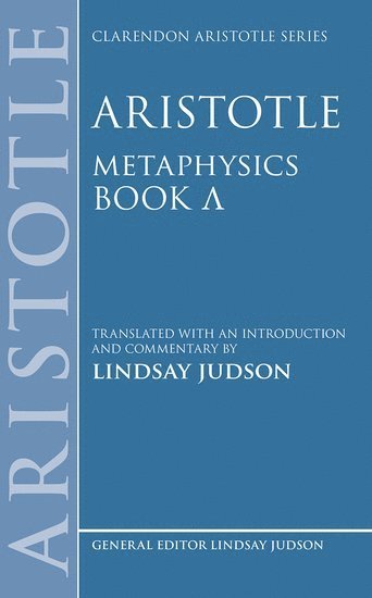 bokomslag Aristotle, Metaphysics Lambda