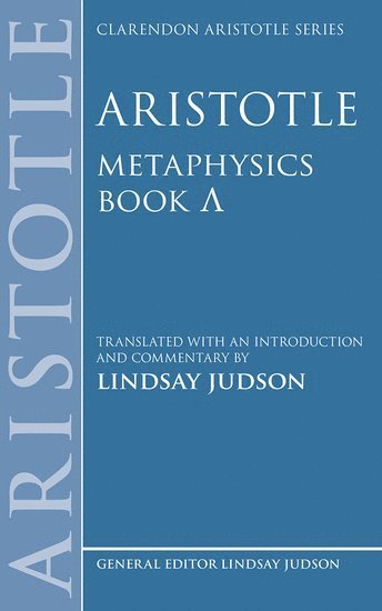 Aristotle, Metaphysics Lambda 1