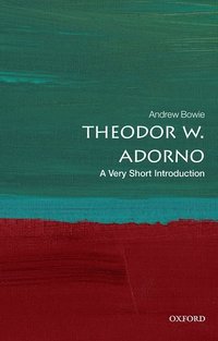 bokomslag Theodor W. Adorno: A Very Short Introduction