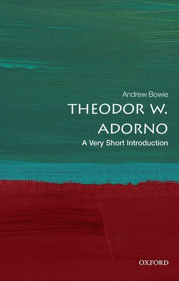 bokomslag Theodor W. Adorno: A Very Short Introduction