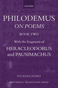 bokomslag Philodemus: On Poems, Book 2
