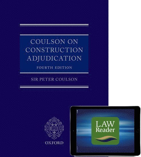 Coulson on Construction Adjudication (book and digital pack) 1