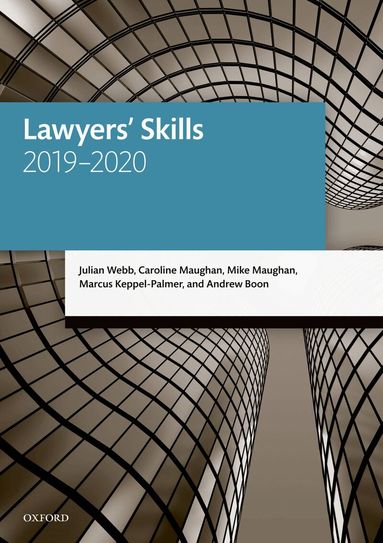 Julian Webb, Caroline Maughan, Mike Maughan, Marcus Keppel-Palmer, Andrew Boon - Lawyers' Skills, Häftad