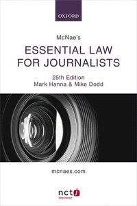 bokomslag McNae's Essential Law for Journalists