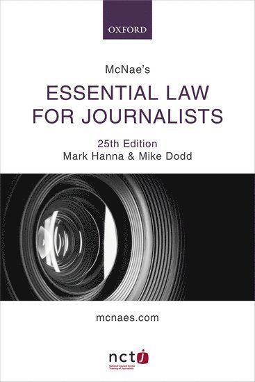 McNae's Essential Law for Journalists 1