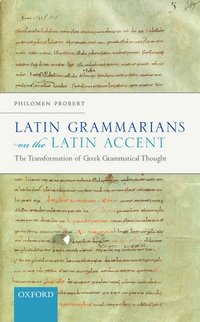 bokomslag Latin Grammarians on the Latin Accent