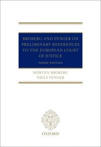 bokomslag Broberg and Fenger on Preliminary References to the European Court of Justice