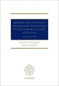 bokomslag Broberg and Fenger on Preliminary References to the European Court of Justice