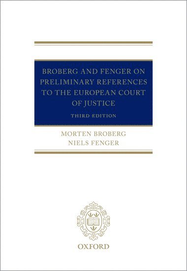 bokomslag Broberg and Fenger on Preliminary References to the European Court of Justice