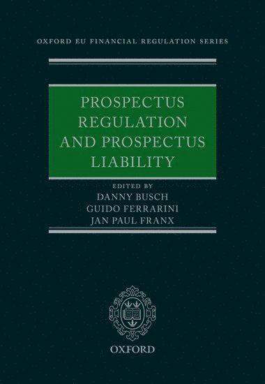 bokomslag Prospectus Regulation and Prospectus Liability