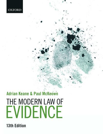 Adrian Keane, Paul McKeown - The Modern Law of Evidence, Häftad